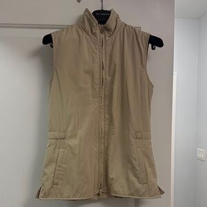 Loro Piana Size SMALL Beige Sleeveless Vest
